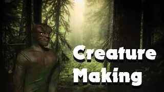 making of creature in zbrush timelapse 