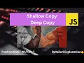 Shallow Copy Deep Copy in JavaScript Ultimate Guide for Beginners