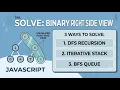 199 Binary Tree Right Side View - LeetCode JavaScript