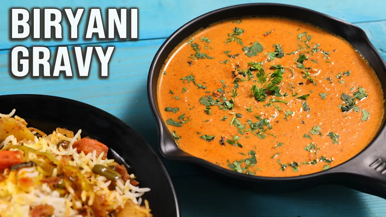 Easy Biryani Gravy Recipe   How To Make Gravy For Veg Biryani, Pulao   Biryani Shorba   Side Dishes