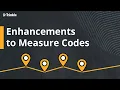Enhancements to Measure Codes - Trimble Access
