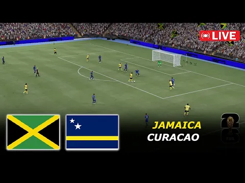 Video Thumbnail: š“Jamaica vs Curacao | FIFA World Cup Concacaf qualifiers 2025 | eFootball PES 21 Simulation
