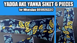 yadda ake yanka siket 6 pieces cikin sauki
