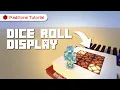 Minecraft Redstone - Random Dice Roll Display
