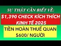 Download Lagu #898]SỰ THẬT CẦN BIẾT_$1,390 CHECK KÍCH THÍCH KINH TẾ + TIỀN HOÀN THUẾ QUAN $600/ NGƯỜI 