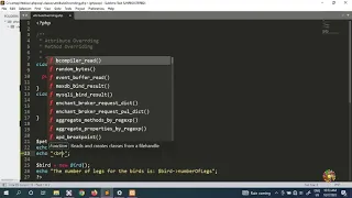 33 PHP OOP What is Attribute Override And Method Override