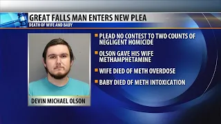 Great Falls man pleads no contest for death of wife and child