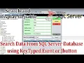 Netbeans 16 with MSSQL SERVER 2022 Search data from SQL Server Database