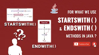 For what we use startsWith and endsWith methods in Java with Example