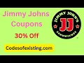 Jimmy Johns Coupons October 2023