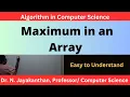 Flowchart to Find the Maximum in an Array