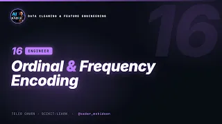 16 Ordinal Frequency Encoding Data Cleaning Feature Engineering
