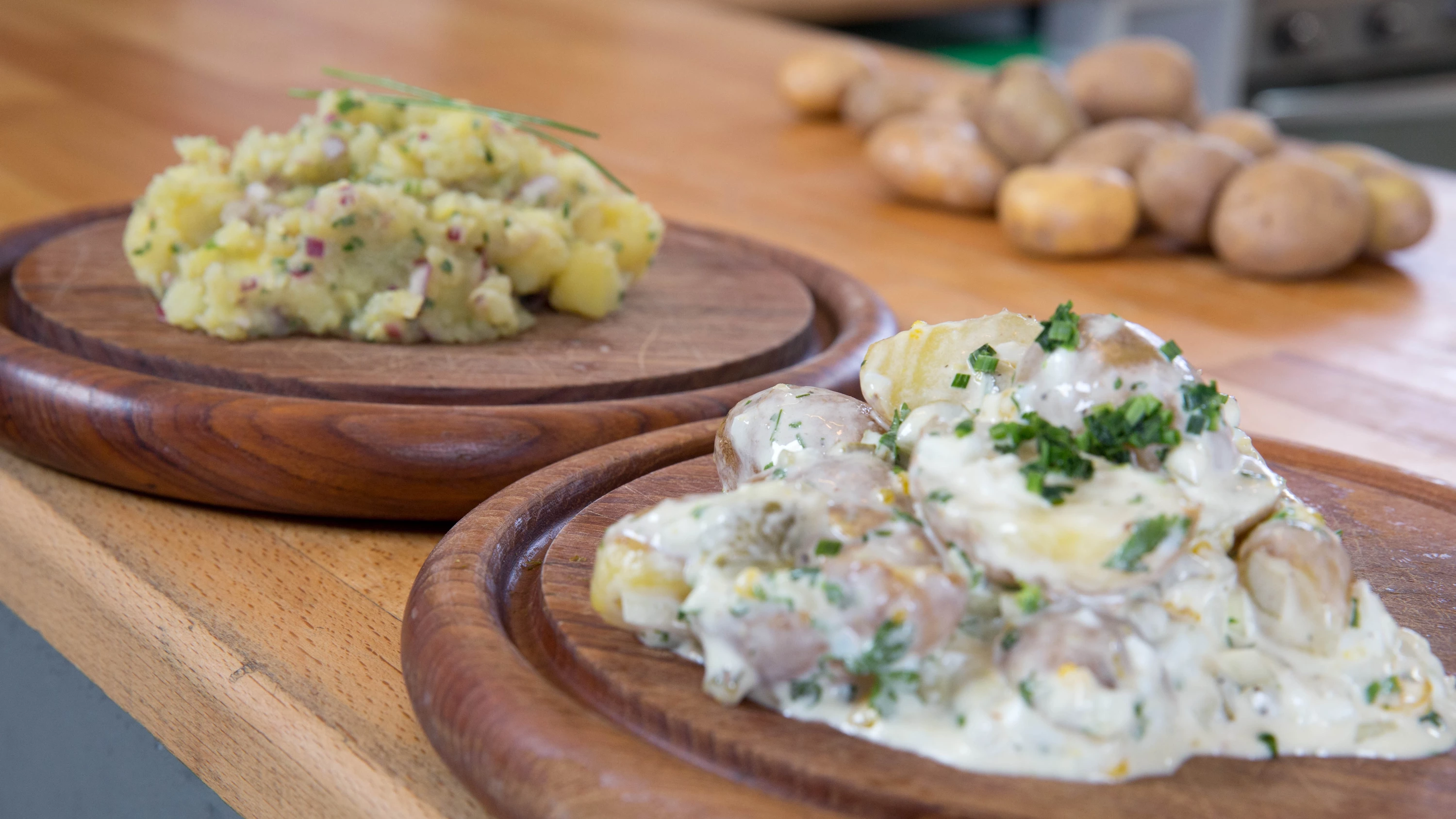 potatosalad #germanpotatosalad 3 Traditional German Potato Salads - German Potato Salad with mayo an. 