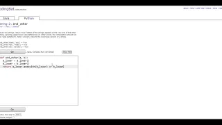 String-2 end - other Python Tutorial codingbat com