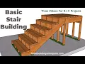 Basic Stair Building Tutorial - Separate Riser Calculations And Stringer Math Details