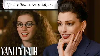 anne hathaway rewatches the princess diaries the devil wears prada u0026 more vanity fair