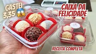 COMO FAZER BRIGADEIROS PARA VENDER | CAIXINHA DA FELICIDADE #receitas
