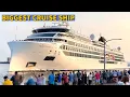 Biggest Cruise Ship of the Year Pulls Away From Duluth