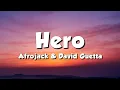 Download Lagu Afrojack \u0026 David Guetta - Hero (Lyrics)
