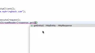 Android Developing Applications Tutorial 148 Executing HttpGet on a Http Client
