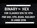 Binary to Hexadecimal Conversion in Hindi For Classes 5th to 12th