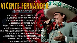 VICENTE FERNANDEZ MEJORES CANCIONES - VICENTE FERNANDEZ 40 GRANDES ÉXITOS MIX