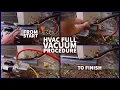 HVAC Full Vacuum Procedure From Start to Finish