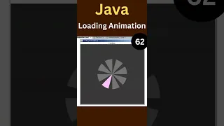Java Swing Create a Circular Loading Animation