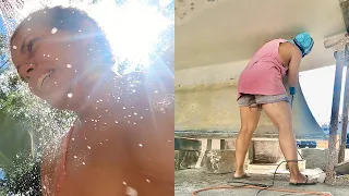 DIY sailboat restoration in paradi$e PROGRESO