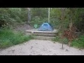 Campsite at Koomer Ridge in Red River Gorge KY