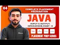 Java Programming Basics Input Output and Operators Continued Part 4