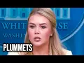 Trump Press Secretary SINKS As Lies Instantly Proven Wrong After Market Nosedives