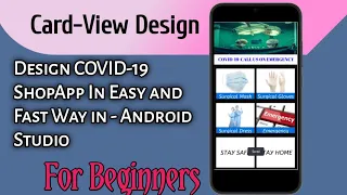Android Studio Tutorial - Grid Layout and Card View in Easy and Fast Way