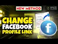 How to change Facebook profile link 2024