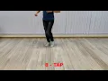 Bachata basic with syncopation on 1