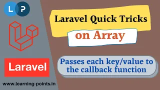 Arr map - Passes each key value to the callback Array functions Laravel Tutorial