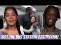 Chris Gabby got married after getting it in inside the bus station bathroom stall