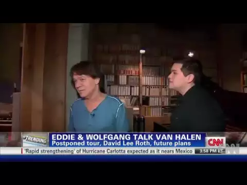 Eddie & Wolfgang talk Van Halen...6/15/2012