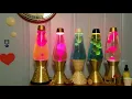 Lava Lamp Collection Vintage 52oz Lamps