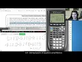 Math 1053 Using a Calculator to Find Reduced Row Echelon Form