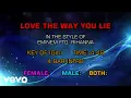 Download Lagu Eminem ftg. Rihanna - Love The Way You Lie (Karaoke)