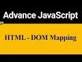 HTML DOM Mapping in JavaScript Hindi