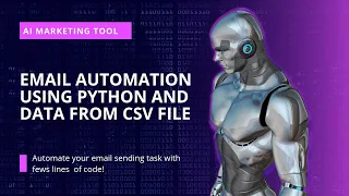 Python Script for Sending Bulk Emails with Data from CSV Email Marketing automation