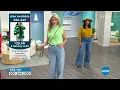 DG2 by Diane Gilman New Classic Stretch Denim Frayed Wid