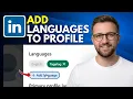 How to add languages to your LinkedIn profile Step By Step 2026