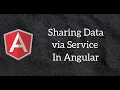 passing data from one component to another component using service