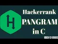 Pangram hackerrank solution in C BE A GEEK Hindi