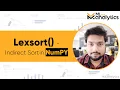 Lexsort - Indirect Sort in NumPy