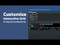 Customizing Interactive Grid to improve your user s productivity