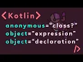 Kotlin For Beginners Tutorial Classes Object Classes Anonymous Classes